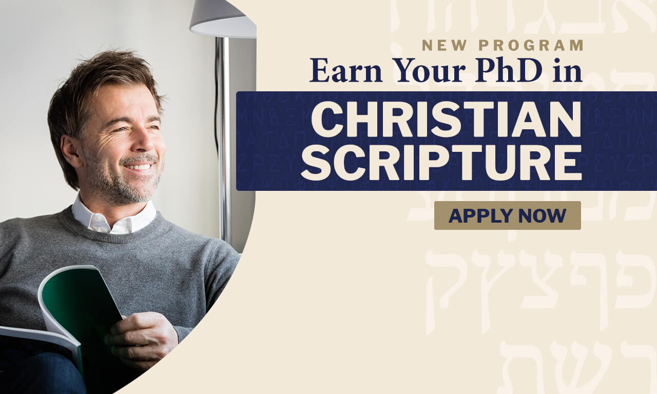 NEW  PROGRAM -- PhD in Christian Scripture